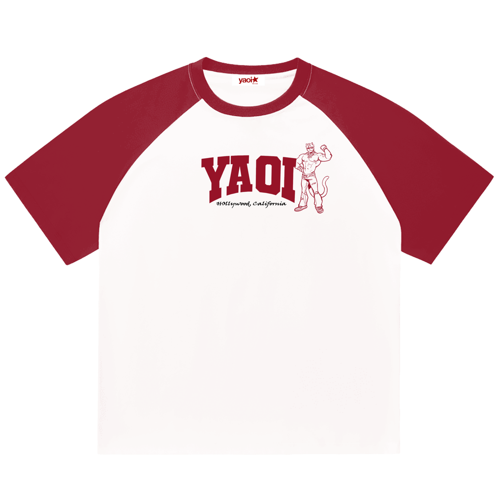 Yaoi Fan Club Burgundy Raglan