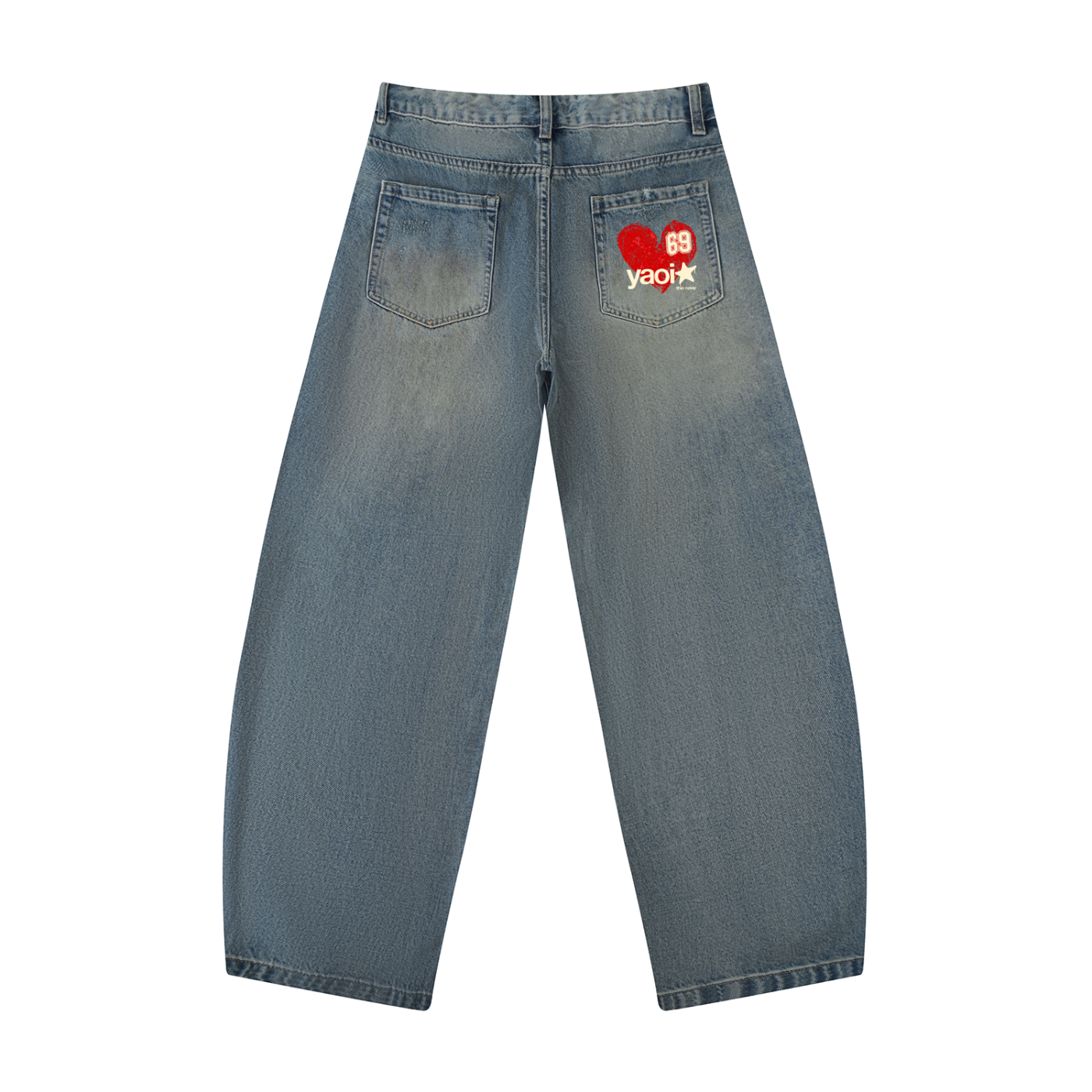 I ♥ YAOI Tatted Jeans