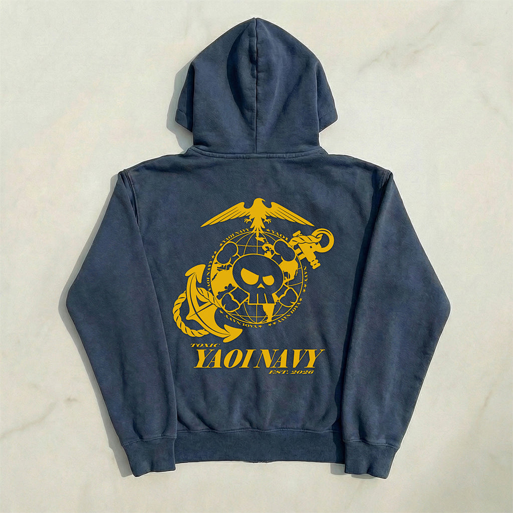 Toxic YAOI NAVY Zip-Up