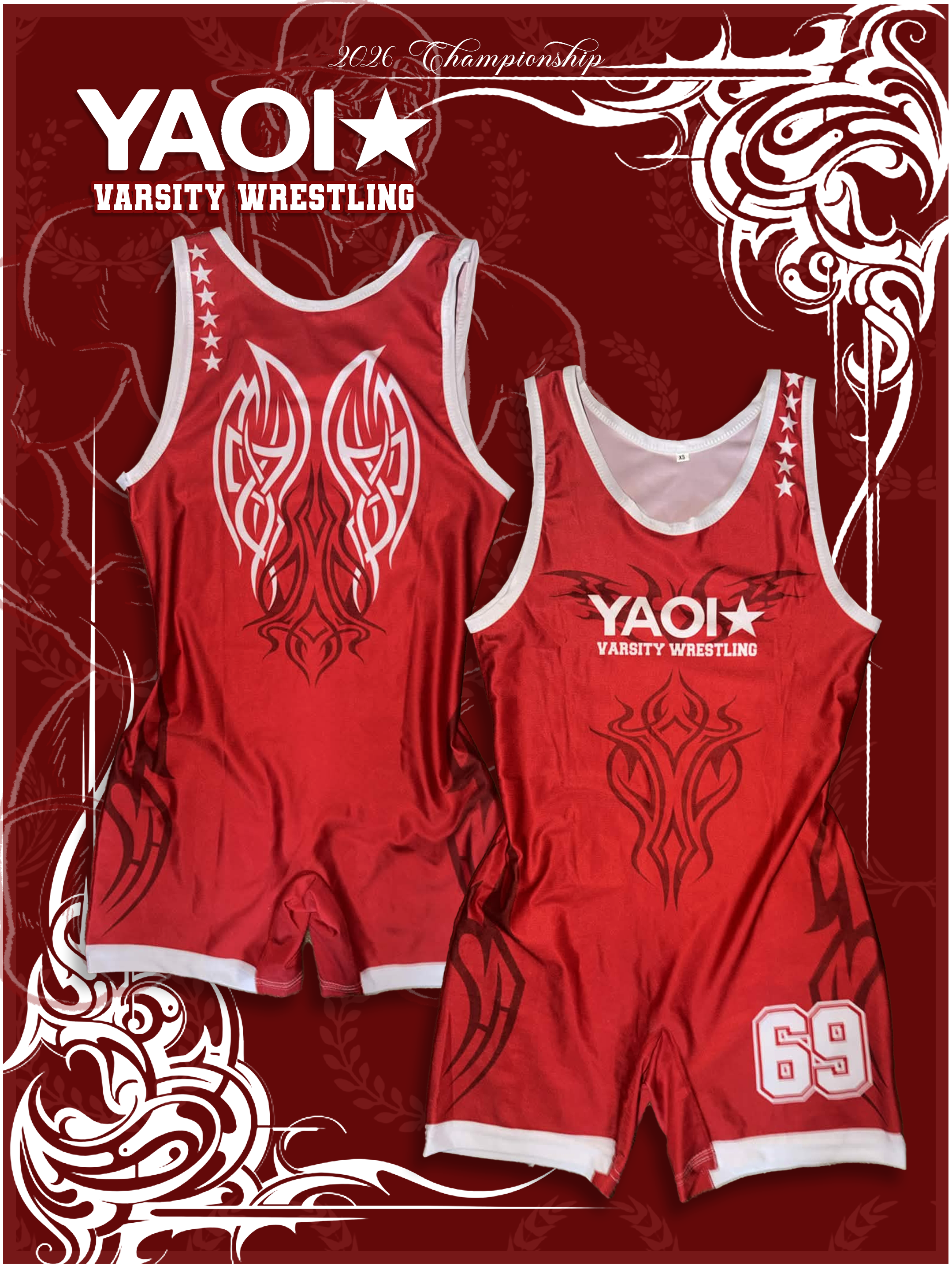 YAOI Varsity Wrestling Singlet