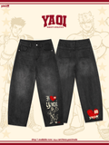 I ♥ YAOI Tatted Jeans