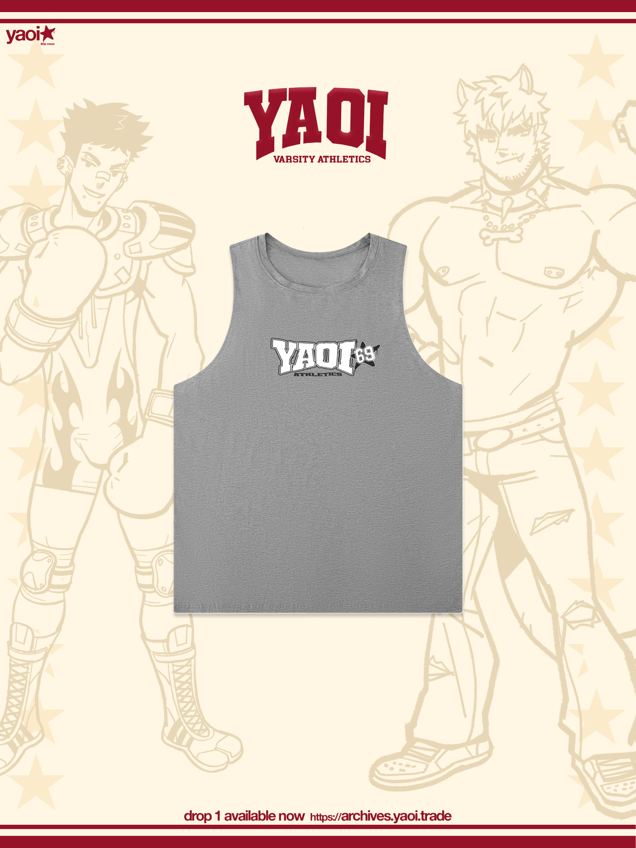 Yaoi Varsity Sweat Tank